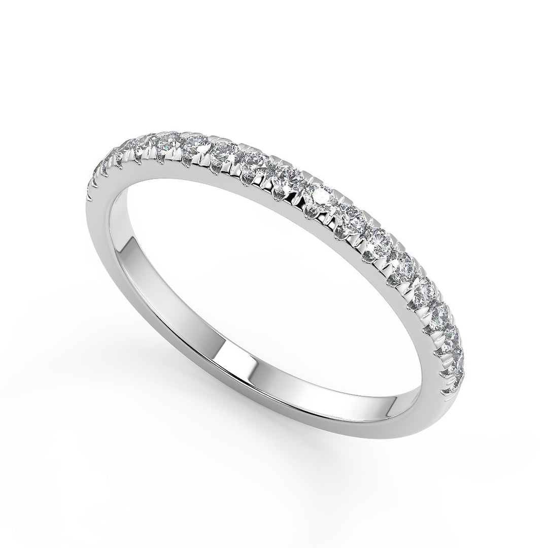 Arabella Petite twist Pave Princess Cut Diamond Engagement Ring - Nivetta