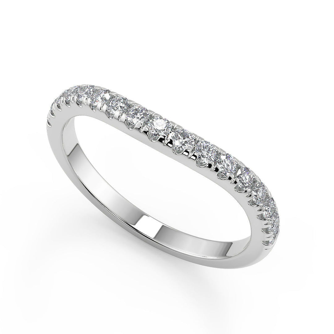 Aria 4 Prong Solitaire Round Cut Diamond Engagement Ring - Nivetta