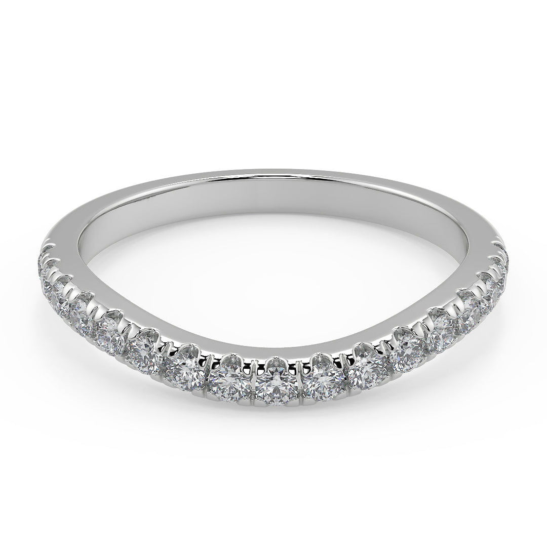 Aria 4 Prong Solitaire Round Cut Diamond Engagement Ring - Nivetta