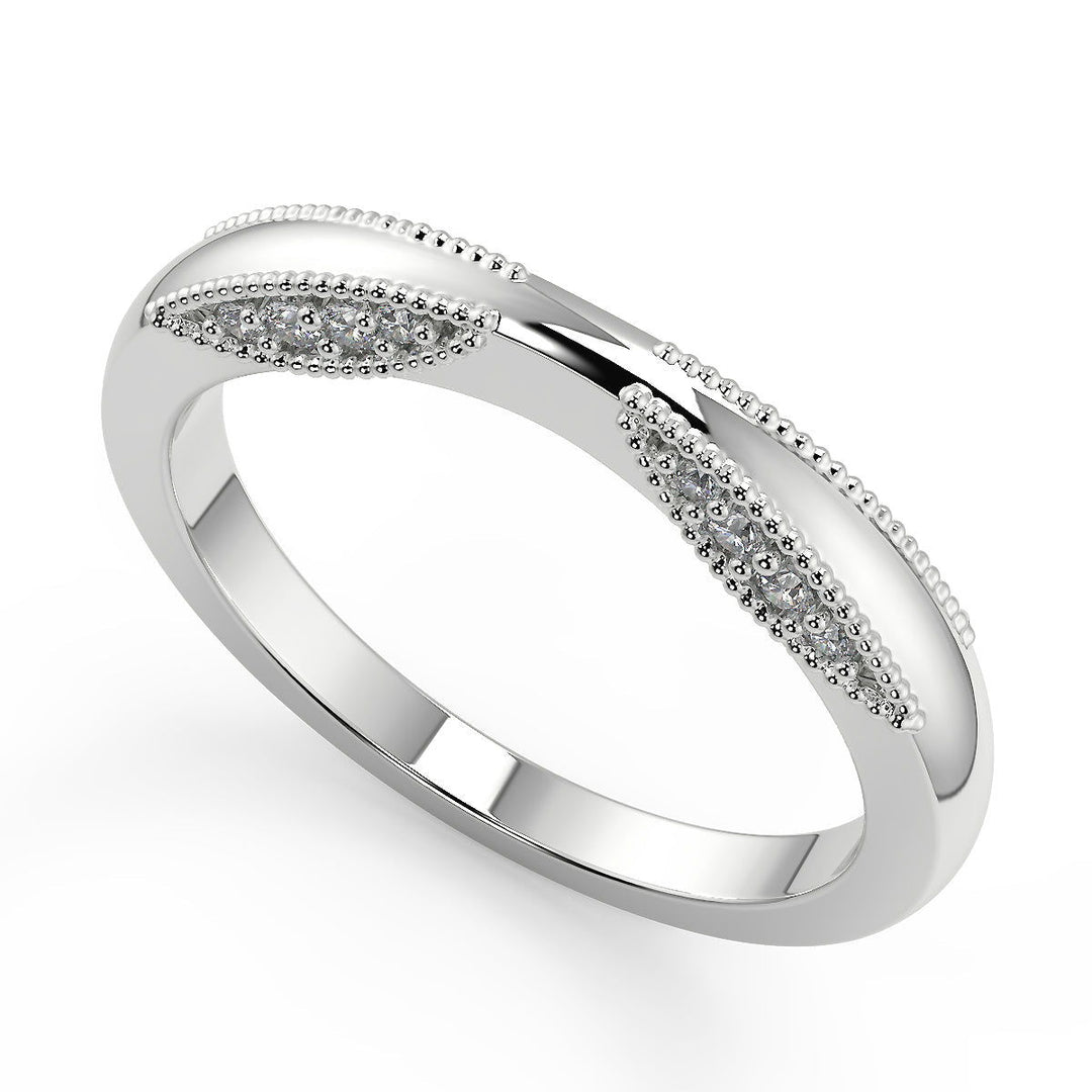 Ashtyn Milgrain 4 Prong Cushion Cut Diamond Engagement Ring - Nivetta