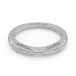 Load image into Gallery viewer, Ashtyn Milgrain 4 Prong Cushion Cut Diamond Engagement Ring - Nivetta
