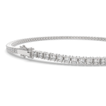 Load image into Gallery viewer, Ranna 2ct tcw Princess Cut Diamond Tennis Bracelet
