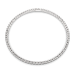 Load image into Gallery viewer, Marigold Princess Cut Diamond Tennis Bracelet Prong Set (4 ctw)
