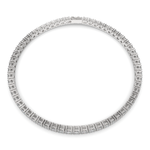 Load image into Gallery viewer, Thalassa Princess Cut Diamond Tennis Bracelet Prong Set (6 ctw)
