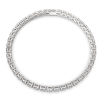 Load image into Gallery viewer, Cosima Round Cut Diamond Tennis Bracelet Prong Set (8 ctw)

