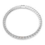 Load image into Gallery viewer, Zephyrine Cushion Cut Diamond Tennis Bracelet Prong Set (10 ctw)
