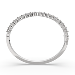 Load image into Gallery viewer, Isotta Round Cut Diamond Bangle Bracelet Shared Prong Hinged (4 ctw)
