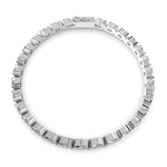 Load image into Gallery viewer, Rosamund Round Cut Diamond Tennis Bracelet S-Link (8 ctw)
