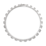 Load image into Gallery viewer, Hesperia Round Cut Diamond Tennis Bracelet Prong Set (4 ctw)
