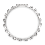 Load image into Gallery viewer, Florimel Round Cut Diamond Tennis Bracelet Prong Set (8 ctw)
