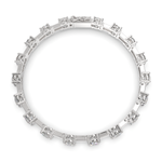 Load image into Gallery viewer, Octavia Round Cut Diamond Tennis Bracelet Prong Set (10 ctw)

