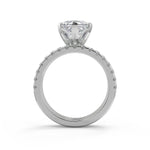 Load image into Gallery viewer, Brianna 6 Prong Solitaire Princess Cut Diamond Engagement Ring - Nivetta
