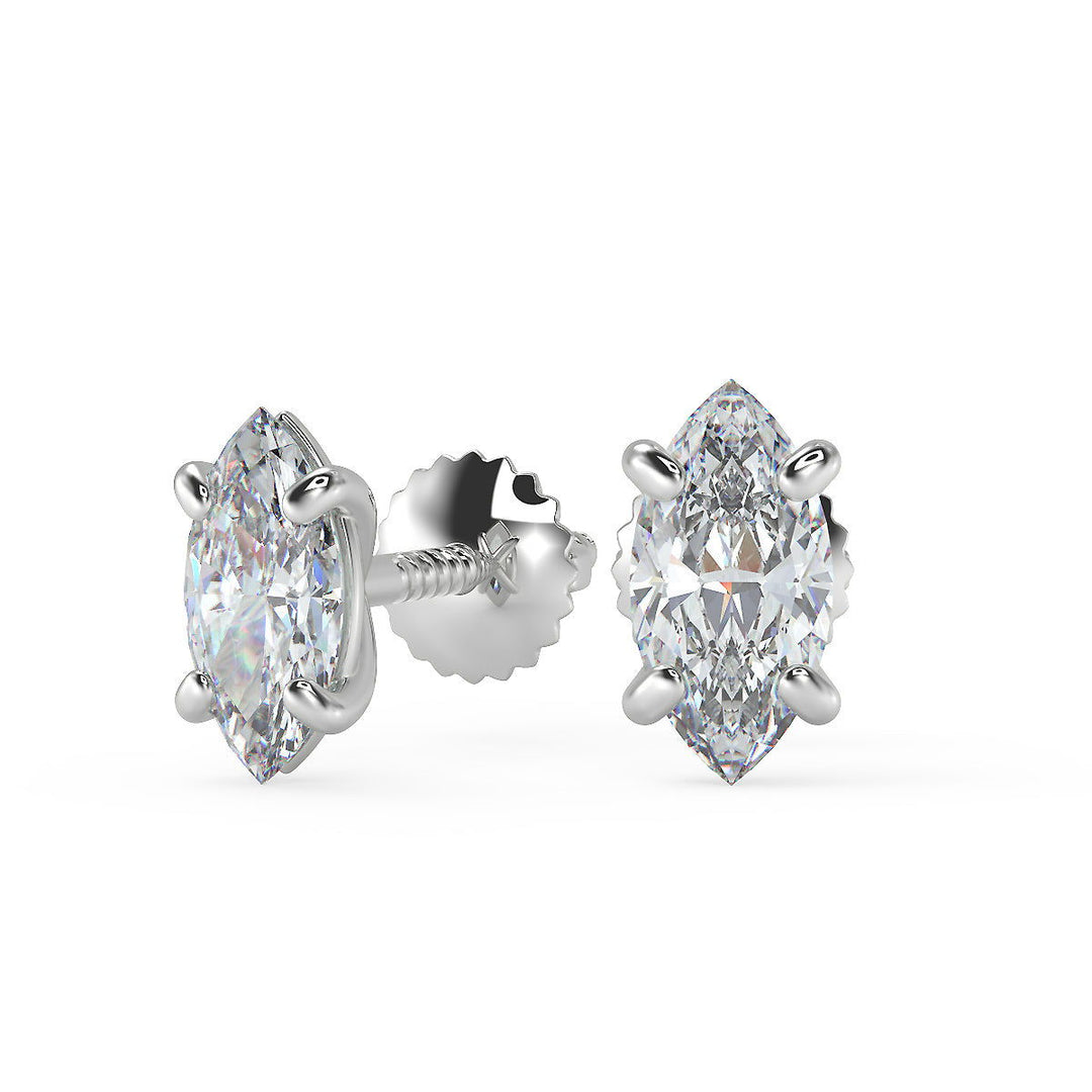 Brooke Marquise Cut Earrings Stud - Nivetta