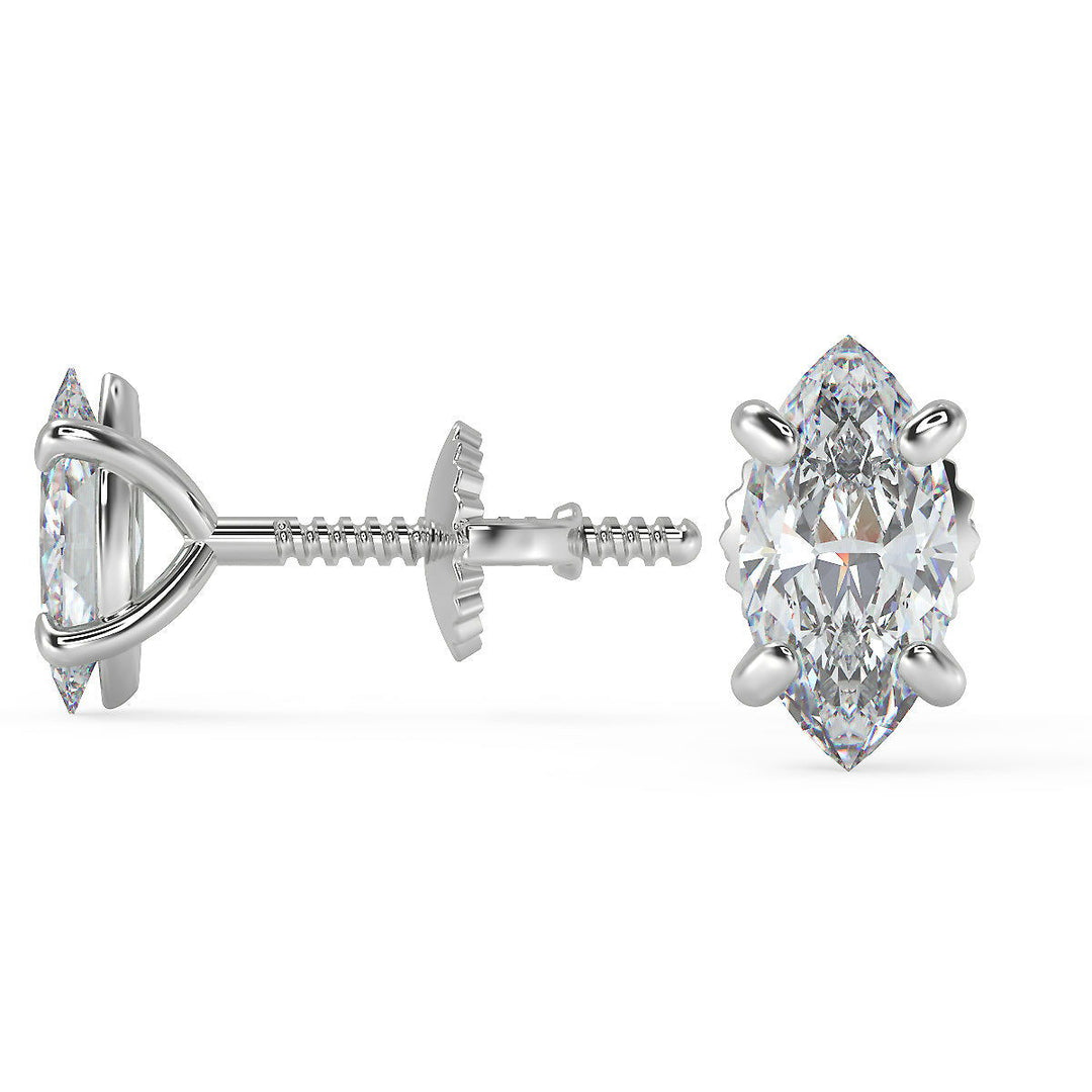 Brooke Marquise Cut Earrings Stud - Nivetta