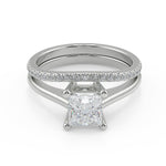 Load image into Gallery viewer, Caitlyn Four Prong Princess Cut Diamond Engagement Ring - Nivetta
