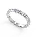 Load image into Gallery viewer, Cameron 4 Prong Pave Cushion Cut Diamond Engagement Ring - Nivetta
