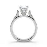 Load image into Gallery viewer, Cameron 4 Prong Pave Cushion Cut Diamond Engagement Ring - Nivetta
