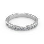 Load image into Gallery viewer, Cameron 4 Prong Pave Cushion Cut Diamond Engagement Ring - Nivetta

