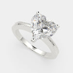Load image into Gallery viewer, Camilla Heart Cut Solitaire Engagement Ring Setting - Nivetta
