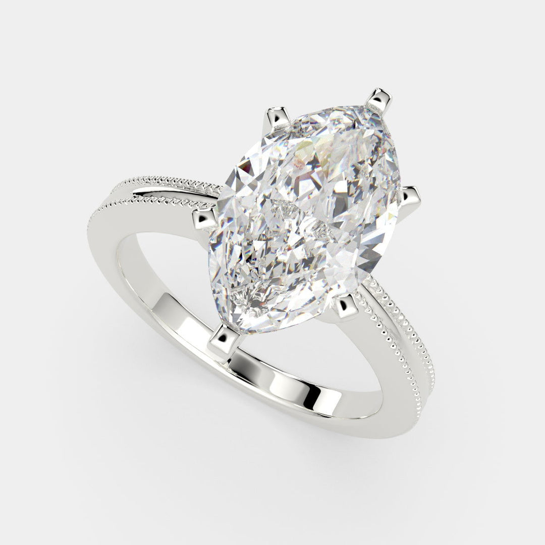 Camilla Marquise Cut Solitaire Engagement Ring Setting - Nivetta
