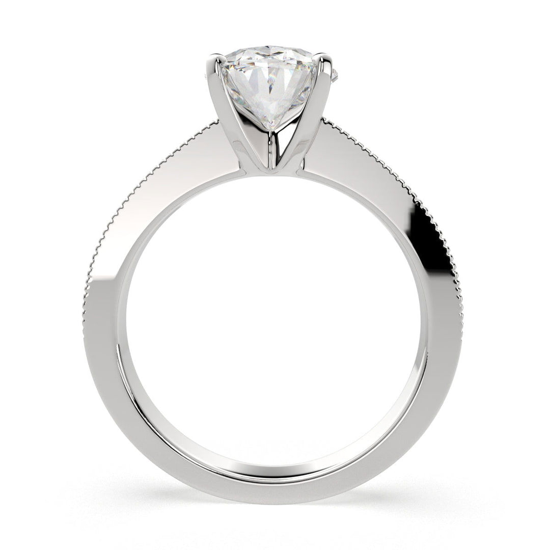 Camilla Oval Cut Solitaire Engagement Ring Setting - Nivetta