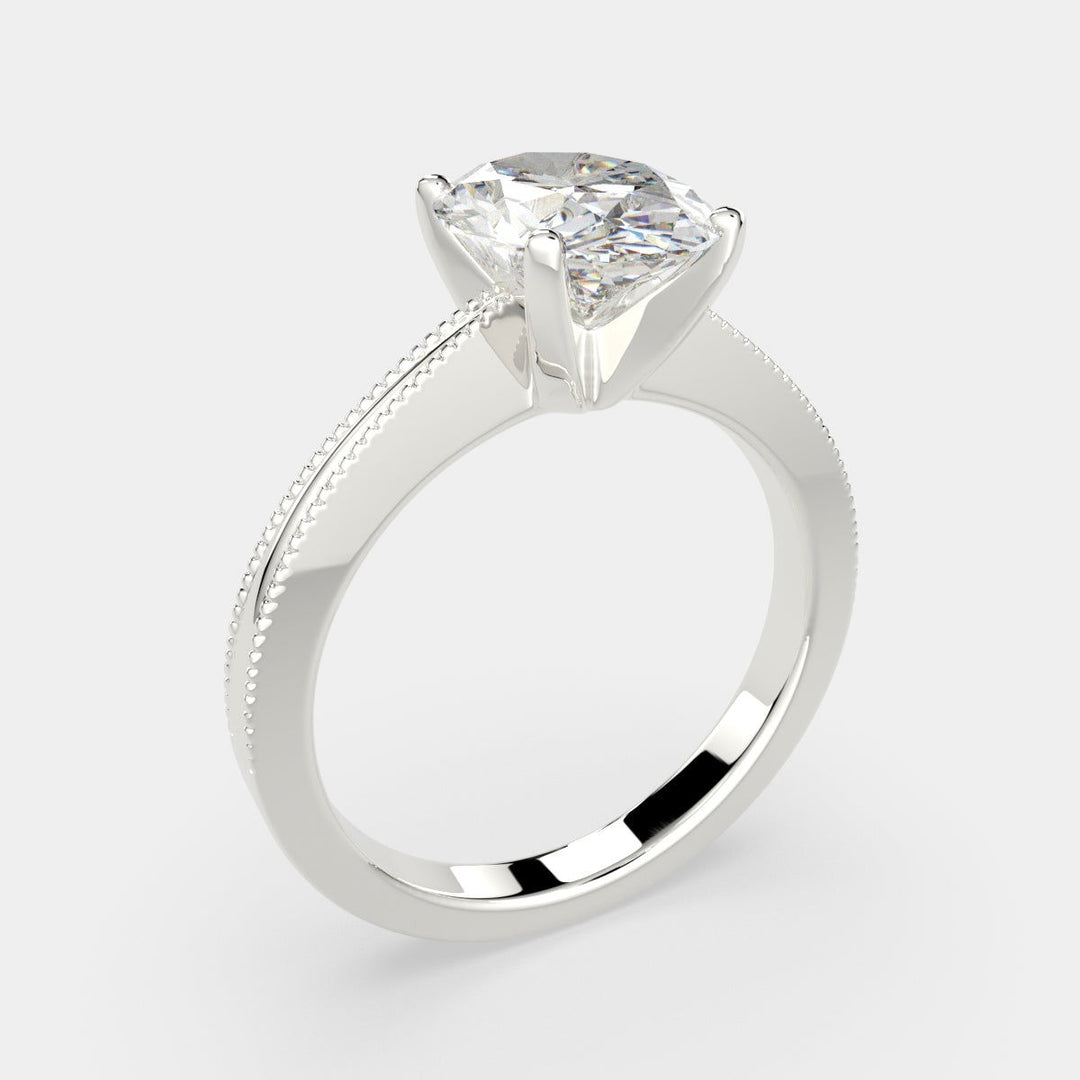 Camilla Oval Cut Solitaire Engagement Ring Setting - Nivetta