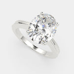 Load image into Gallery viewer, Camilla Oval Cut Solitaire Engagement Ring Setting - Nivetta
