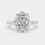 Load image into Gallery viewer, Camilla Oval Cut Solitaire Engagement Ring Setting - Nivetta
