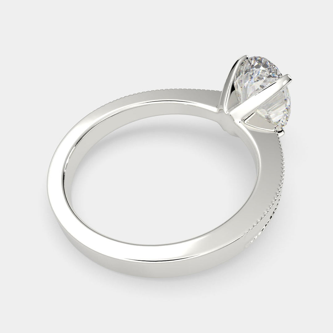 Camilla Oval Cut Solitaire Engagement Ring Setting - Nivetta