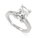 Load image into Gallery viewer, Camilla Radiant Cut Solitaire Engagement Ring Setting - Nivetta
