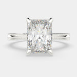 Load image into Gallery viewer, Camilla Radiant Cut Solitaire Engagement Ring Setting - Nivetta
