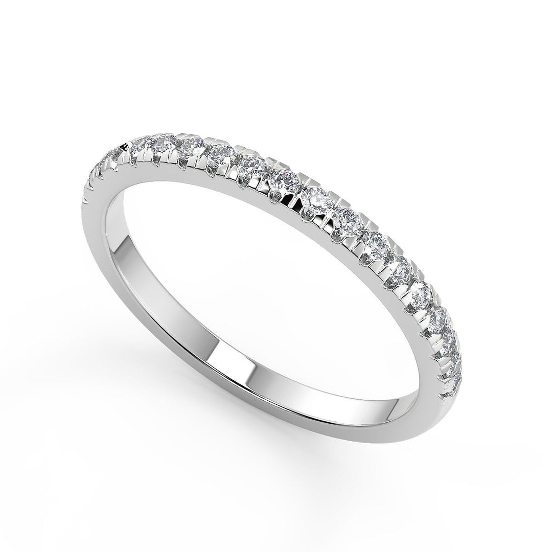 Carina Petite twist Pave Cushion Cut Diamond Engagement Ring - Nivetta