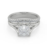 Load image into Gallery viewer, Casey Split Shank Princess Cut Diamond Engagement Ring - Nivetta
