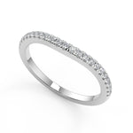 Load image into Gallery viewer, Clare Petite Micro Pave Round Cut Diamond Engagement Ring - Nivetta
