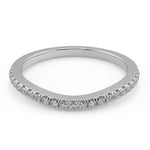 Load image into Gallery viewer, Clare Petite Micro Pave Round Cut Diamond Engagement Ring - Nivetta
