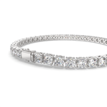 Load image into Gallery viewer, Cosima Round Cut Diamond Tennis Bracelet Prong Set (8 ctw) - Nivetta
