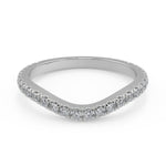 Load image into Gallery viewer, Dalia Micro French Pave Classic Round Cut Diamond Engagement Ring - Nivetta
