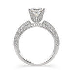 Load image into Gallery viewer, Daria Cushion Cut Pave 6 Prong Engagement Ring Setting - Nivetta
