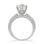 Load image into Gallery viewer, Daria Marquise Cut Pave 6 Prong Engagement Ring Setting - Nivetta
