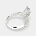 Load image into Gallery viewer, Daria Marquise Cut Pave 6 Prong Engagement Ring Setting - Nivetta
