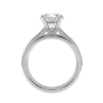 Load image into Gallery viewer, Denise Double French-Set Split Shank Round Cut Engagement Ring - Nivetta
