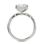 Load image into Gallery viewer, Diana Princess Cut Pave Hidden Halo 4 Prong Claw Set Engagement Ring Setting - Nivetta
