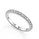 Load image into Gallery viewer, Eden Micro Pave Halo Round Cut Diamond Engagement Ring - Nivetta
