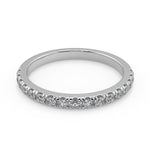 Load image into Gallery viewer, Eden Micro Pave Halo Round Cut Diamond Engagement Ring - Nivetta
