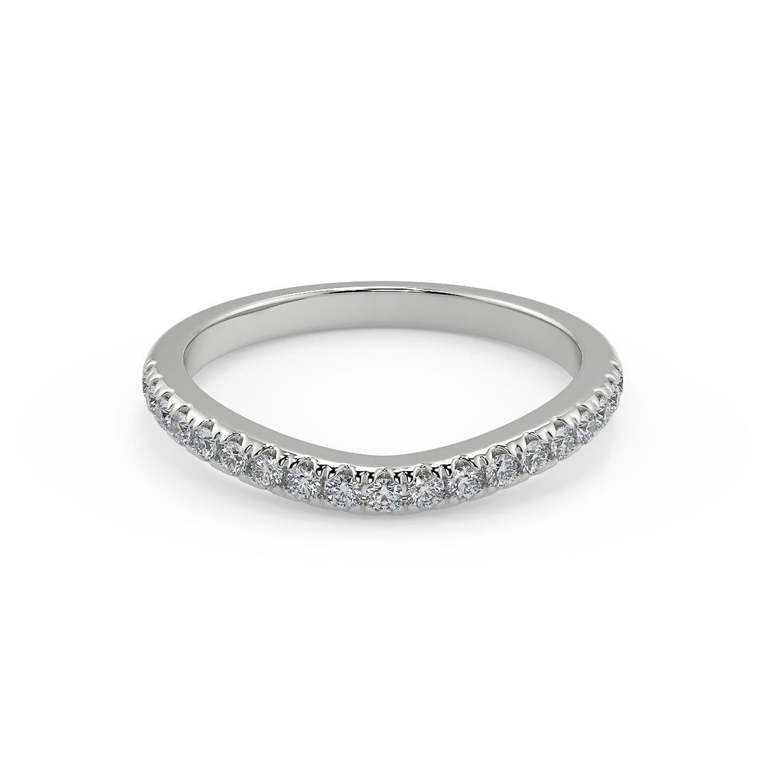 Eileen Squared 4 Claw Solitaire Princess Cut Diamond Engagement Ring - Nivetta
