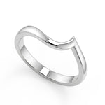 Load image into Gallery viewer, Elaine Bezel Set Twist Solitaire Princess Cut Diamond Engagement Ring - Nivetta
