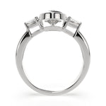 Load image into Gallery viewer, Emilia Oval Cut Trilogy 3 Stone Engagement Ring Setting - Nivetta
