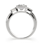 Load image into Gallery viewer, Emilia Radiant Cut Trilogy 3 Stone Engagement Ring Setting - Nivetta
