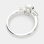 Load image into Gallery viewer, Emilia Round Cut Trilogy 3 Stone Engagement Ring Setting - Nivetta
