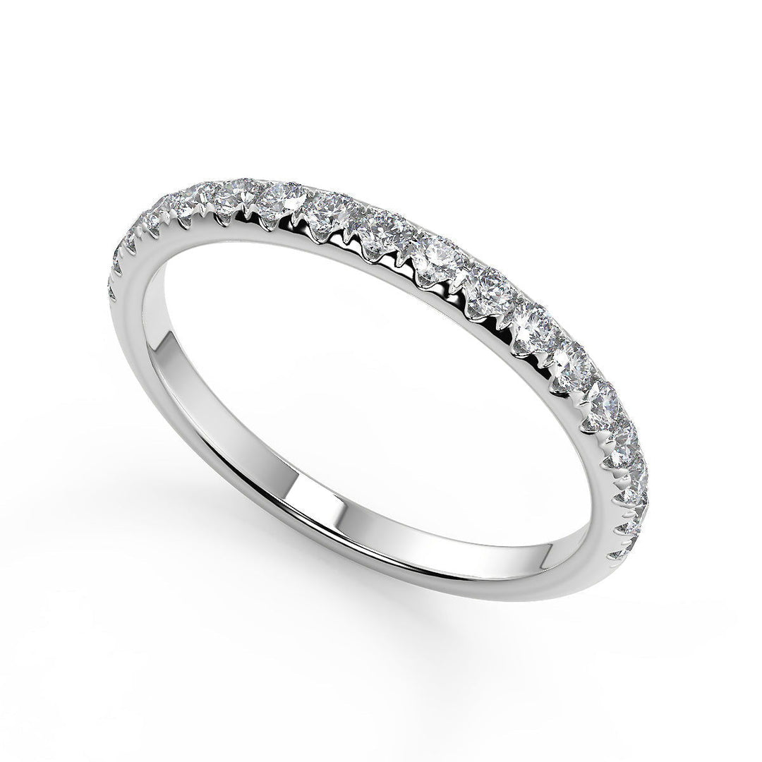 Emmy Infinity Solitaire Rope 4 Prong Round Cut Diamond Engagement Ring - Nivetta